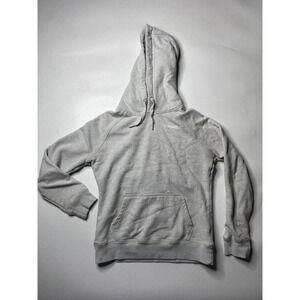 GymShark Hoodie Sweatshirt Gray Womens Size Small Cotton Performance Blend Flaw